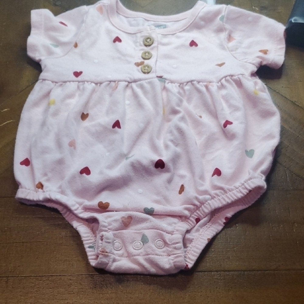 Garanimals Pink Heart Bodysuit